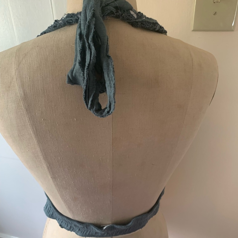 Free people beaded halter top M - Picture 3 of 3